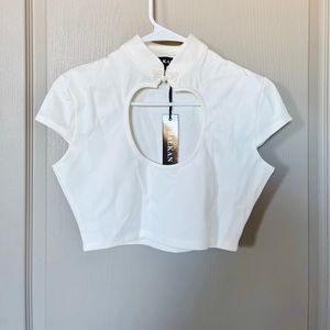 Cut Out Crop Top